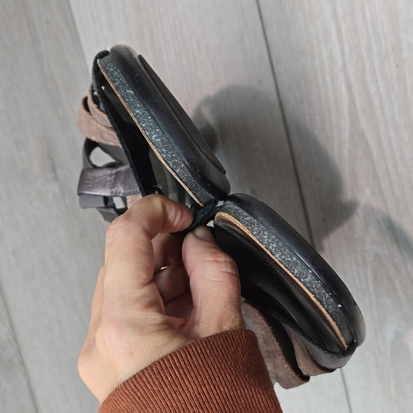 SAS Women Comfort Tripad Strappy Leather Heels Sandals shoes sz 8.5M - Picture 4 of 13